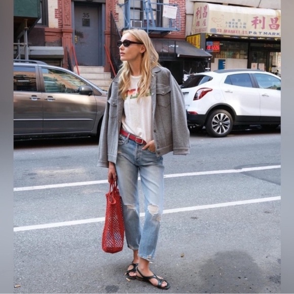 Mother Superior Women’s Jeans Size 26 The Tomcat Distressed Straight Leg Pant - Picture 4 of 15